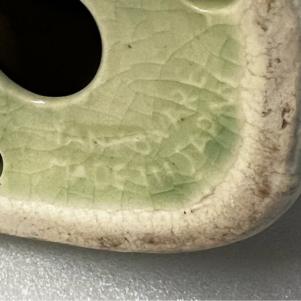 Vintage Ceramic Swan Flower Frog Yankoware Made in Japan - Picture 11 of 13